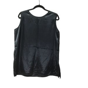 STUDIO C II WOMENS‎ 14/16 BLACK PULLOVER POLYESTER TANK TOP